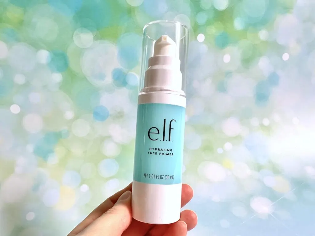 e.l.f. Hydrating Face Primer, handheld.