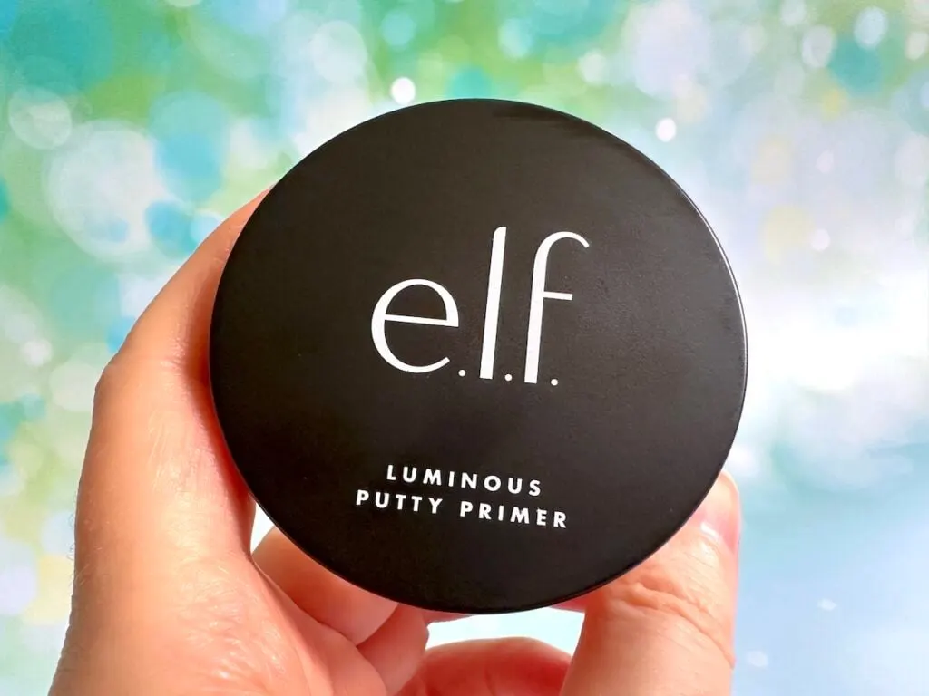 e.l.f. Luminous Putty Primer, handheld.