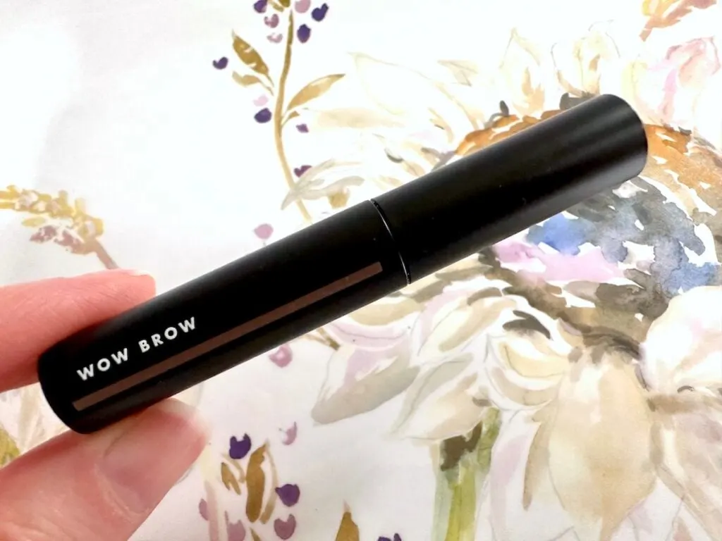 elf Wow Brow Gel in the shade Taupe, handheld.