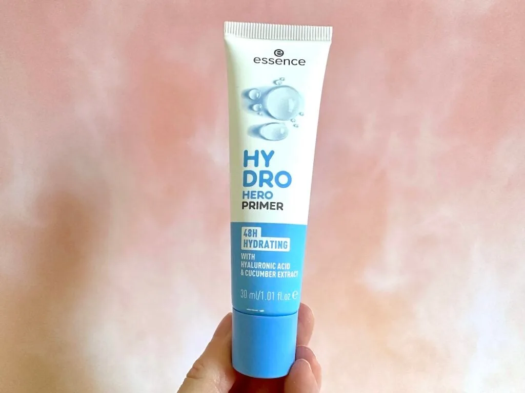 Essence Hydro Hero Primer, handheld.