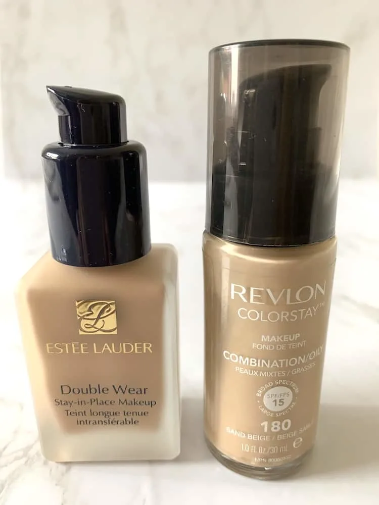 Estée Lauder Double Wear Stay-in-Place Makeup and Revlon ColorStay Makeup for Combination/Oily Skin