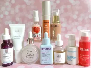 Glow Recipe Watermelon Glow Niacinamide Dew Drops dupes from La Roche-Posay, PUR, Olay, Essence, Byoma, Naturium, Milani, Beauty of Joseon, Neutrogena, and Bliss.