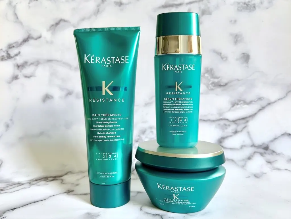 Kerastase Resistance Therapiste Shampoo, Hair Mask and Hair Serum