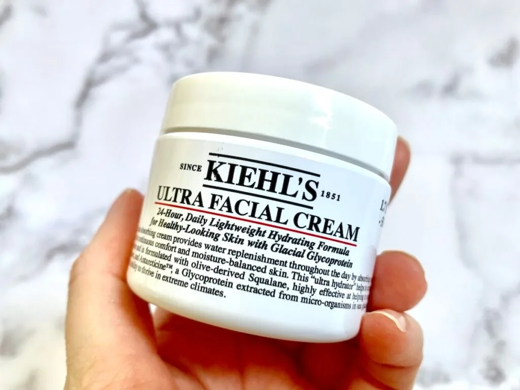 Kiehl's Ultra Facial Cream, handheld.