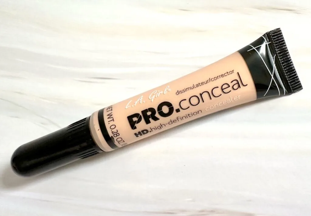 L.A. Girl HD Pro Conceal Concealer in the shade Buff, flatlay.