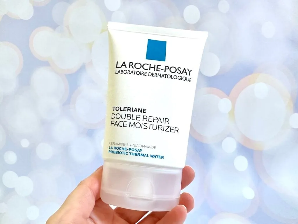 La Roche-Posay Toleriane Double Repair Face Moisturizer, handheld.