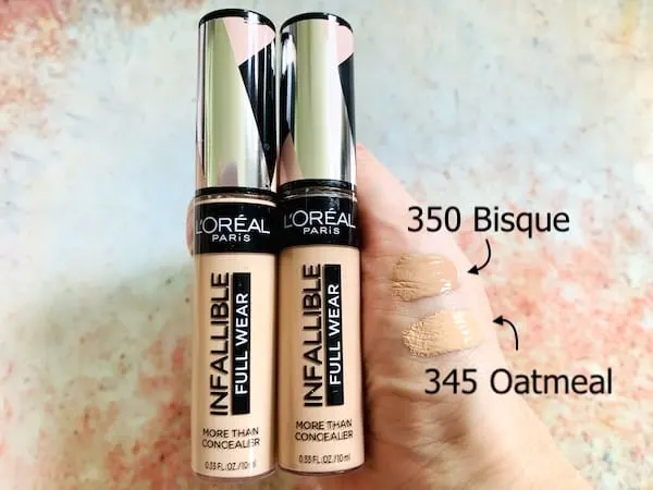 L’Oreal Infallible Full Wear Concealer Swatched on Hand