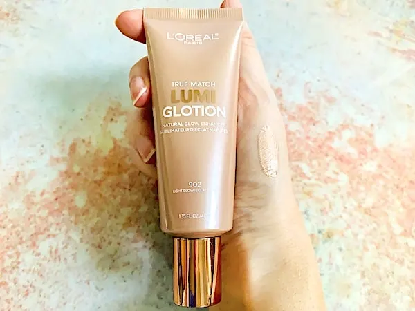 L’Oreal True Match LUMI Glotion Natural Glow Enhancer Swatched on Hand