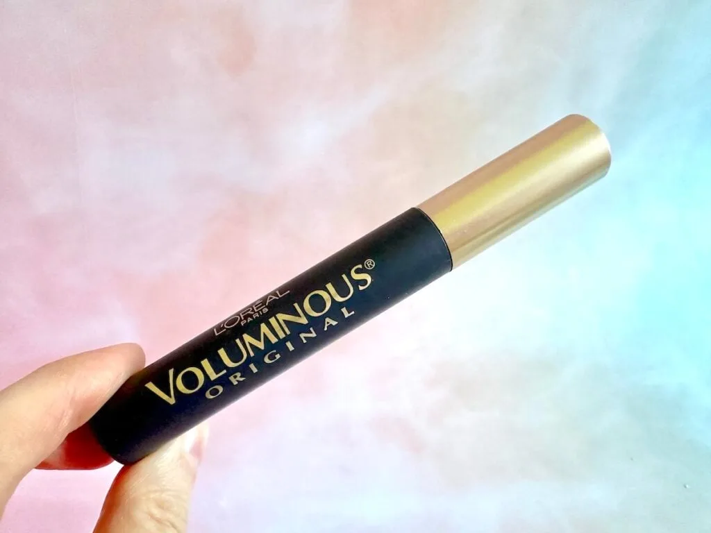 L'Oreal Voluminous Original Mascara in the shade Black Brown, handheld.