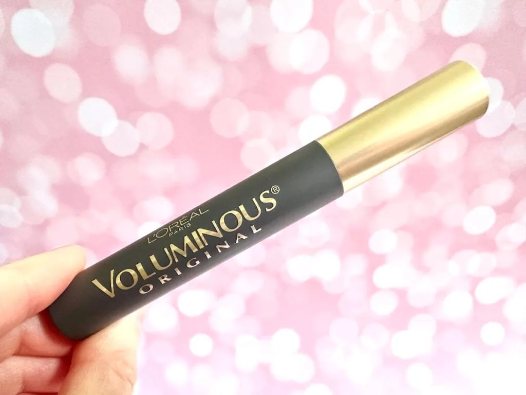 L'Oreal Voluminous Original Washable Mascara in the shade Black Brown, handheld.