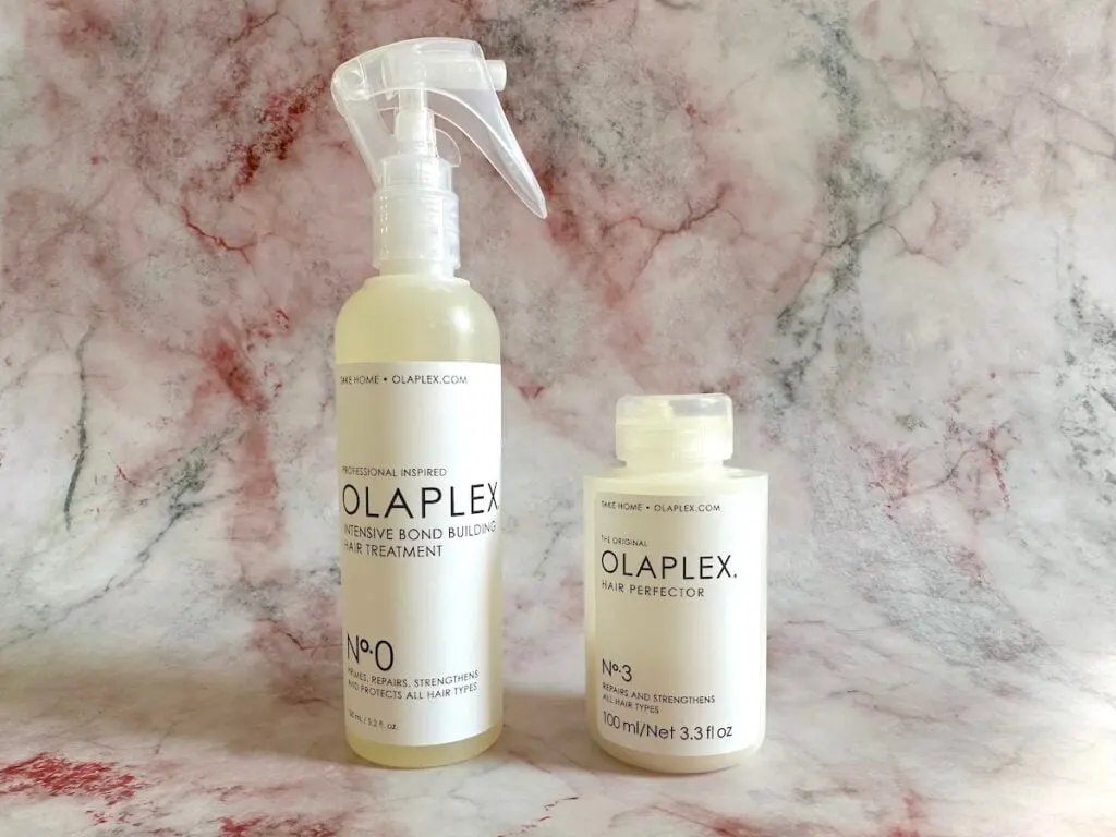 Olaplex No.0 Intensive Bond Building Treatment and Olaplex No.3 Hair Perfector