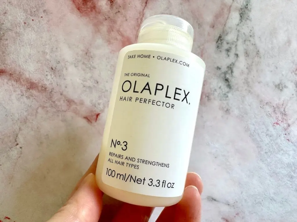 Olaplex No.3 Hair Perfector handheld.