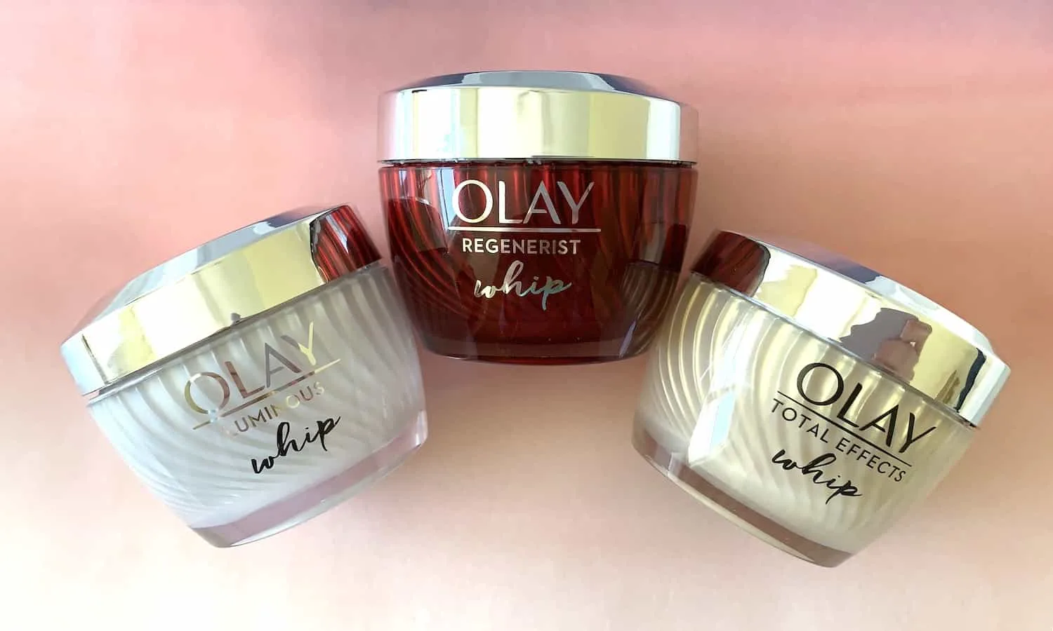 Olay Regenerist Whip, Olay Luminous Whip and Olay Total Effects Whip