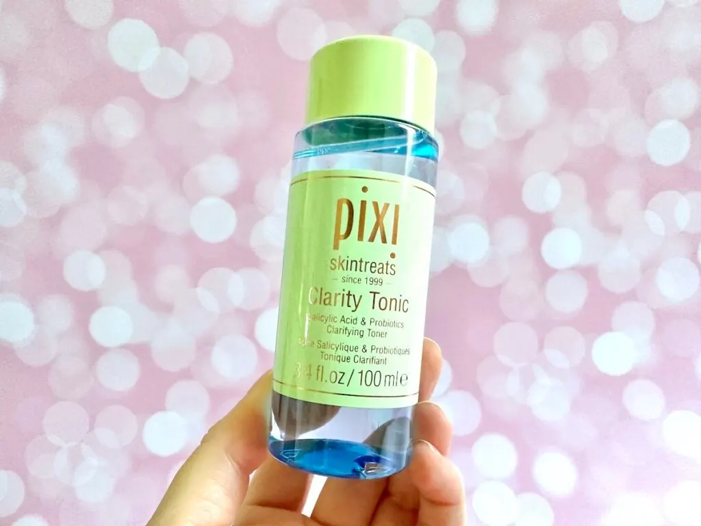 Pixi Clarity Tonic, handheld.