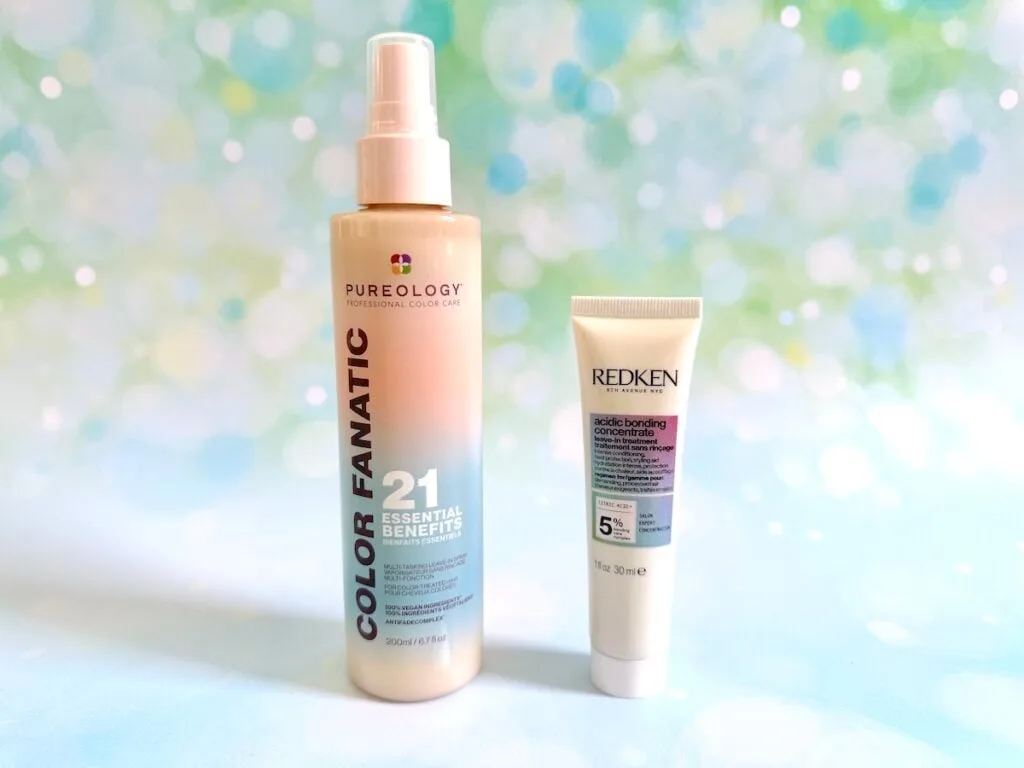 Pureology Color Fanatic Leave-In Hair Treatment Spray vs Redken Acidic Bonding Concentrate Leave-in Treatment