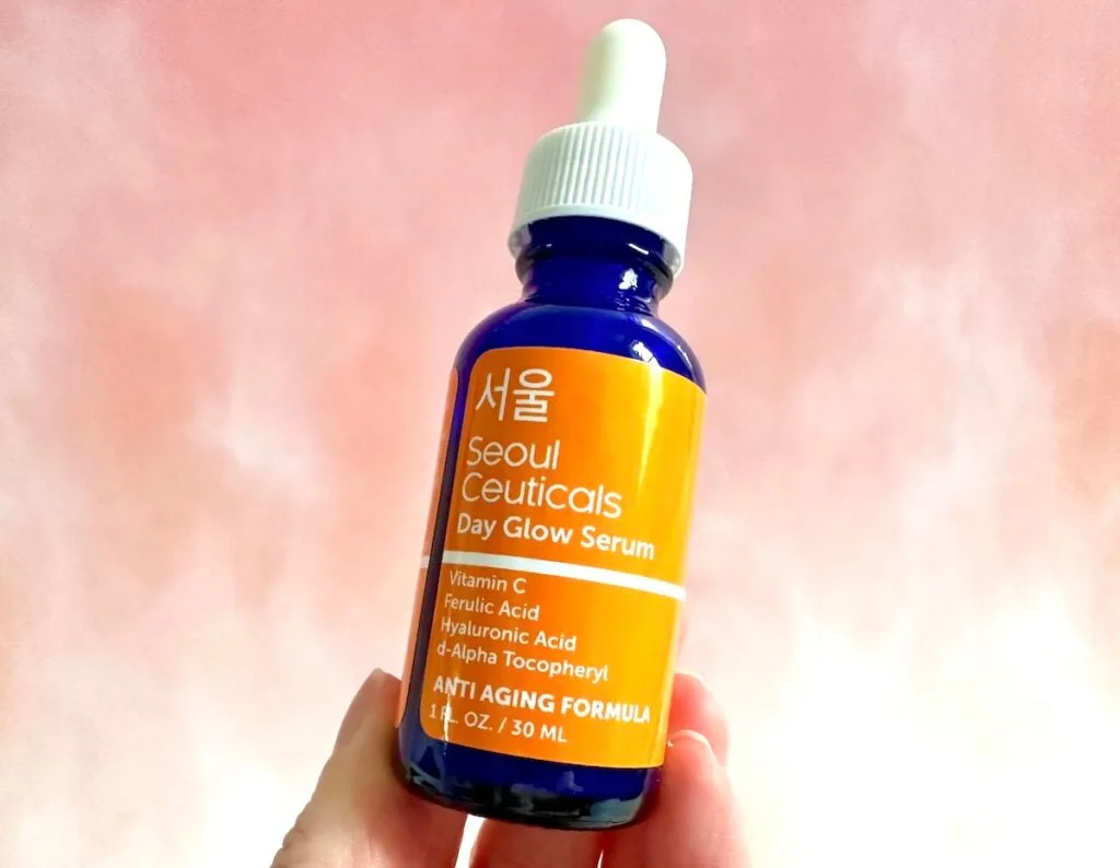 Seoul Ceuticals Day Glow Serum, handheld.