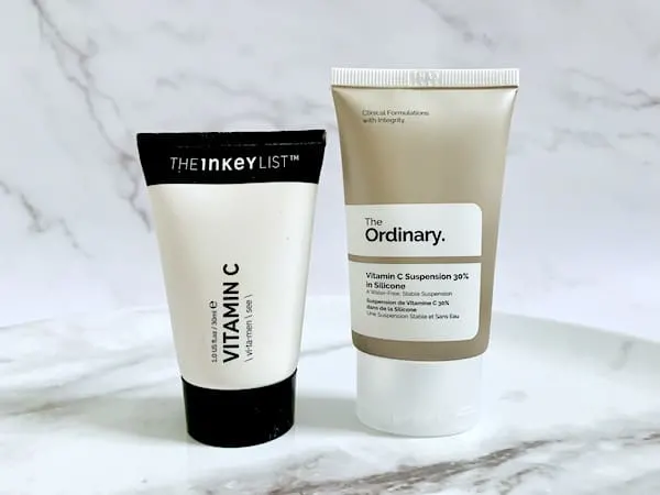 The Inkey List Vitamin C Cream vs The Ordinary Vitamin C Suspension 30% in Silicone