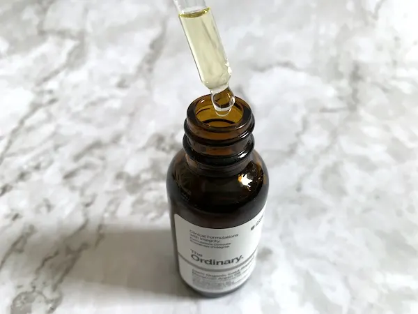 The Ordinary 100% Organic Cold-Pressed Moroccan Argan Oil with dropper