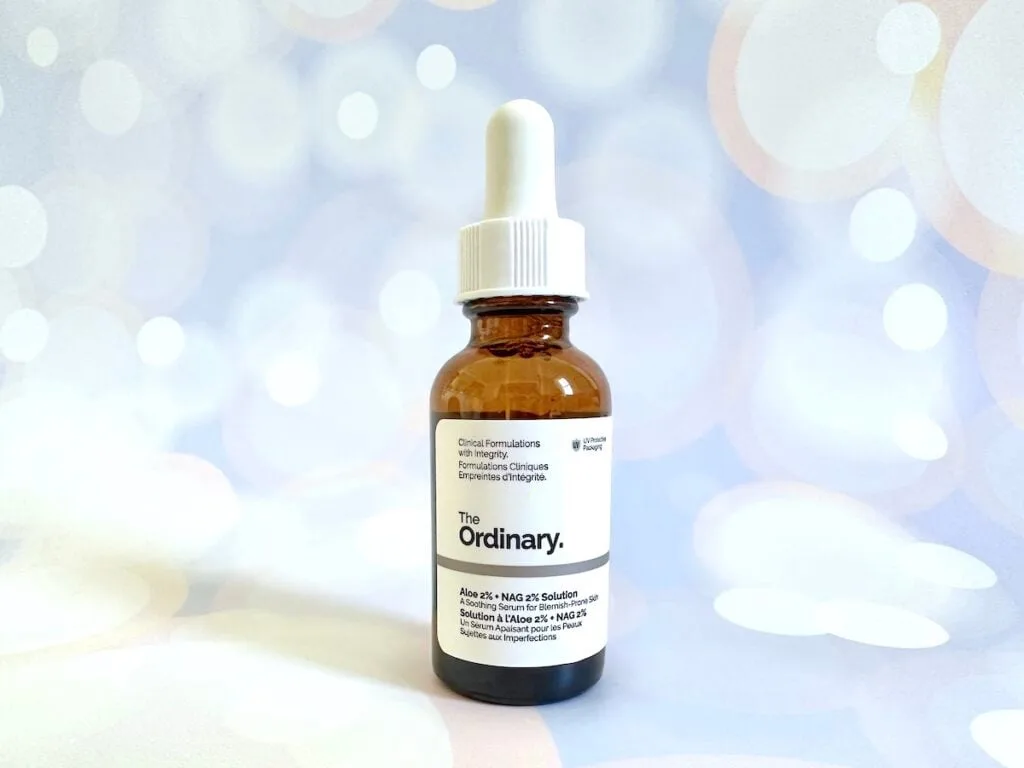 The Ordinary Aloe 2% + NAG 2% Solution review.