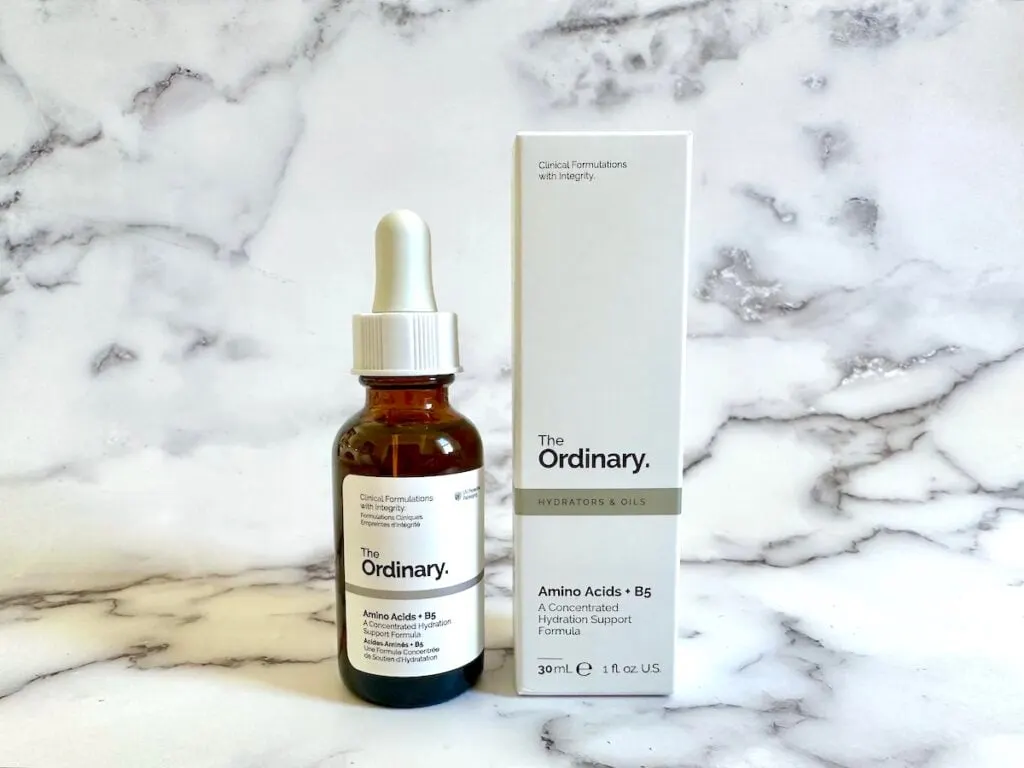 The Ordinary Amino Acids + B5 serum with box.