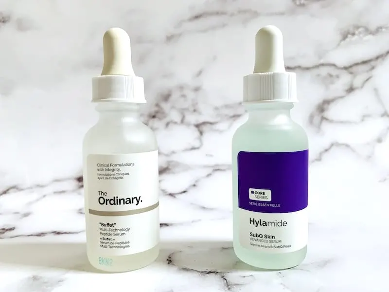 Hylamide SubQ Skin vs The Ordinary “Buffet”