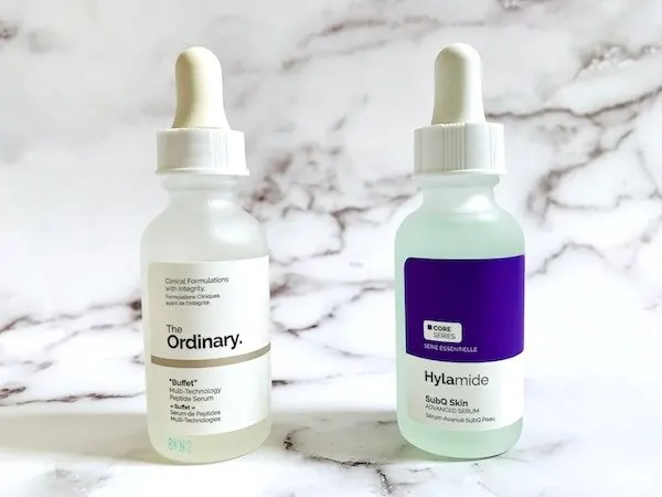 The Ordinary “Buffet” and Hylamide Subq Skin