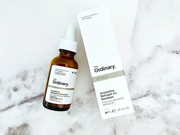 The Ordinary Granactive Retinoid 2% Emulsion and box