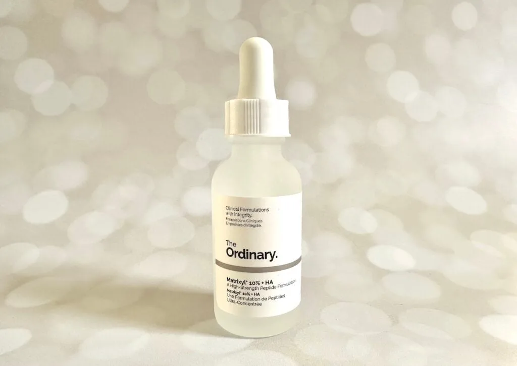 The Ordinary Matrixyl 10% + HA serum.