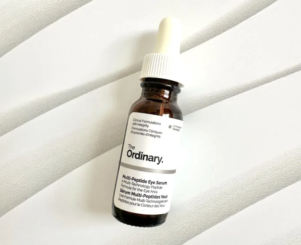 The Ordinary Multi-Peptide Eye Serum, flatlay.