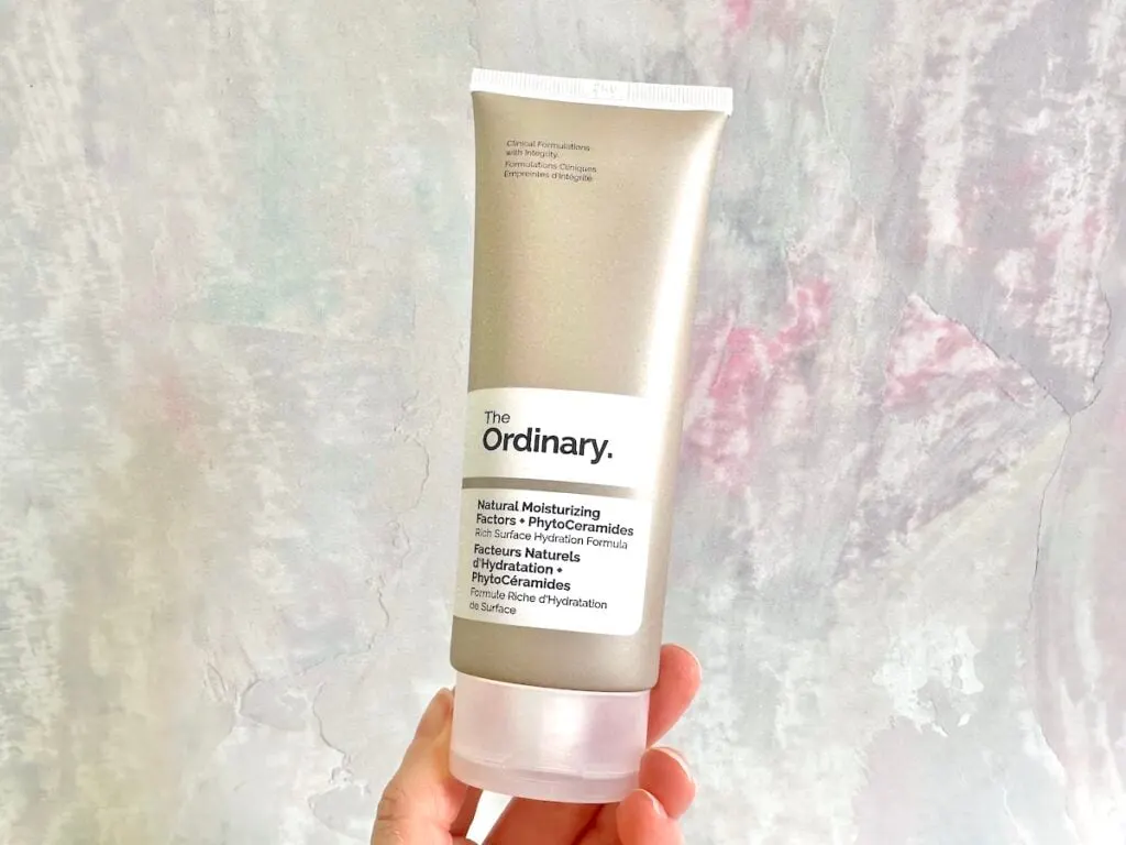 The Ordinary Natural Moisturizing Factors + PhytoCeramides, handheld.