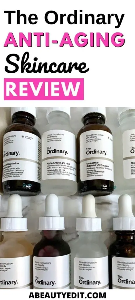 The Ordinary Anti-Aging Skincare review.