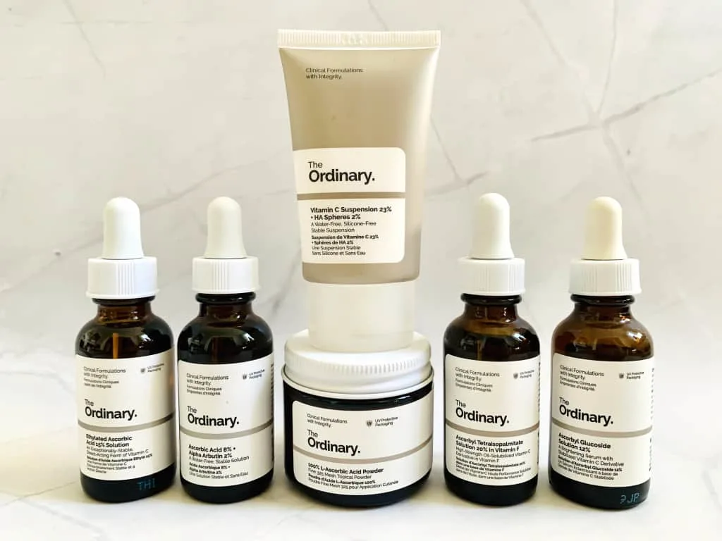 The Ordinary Vitamin C Products