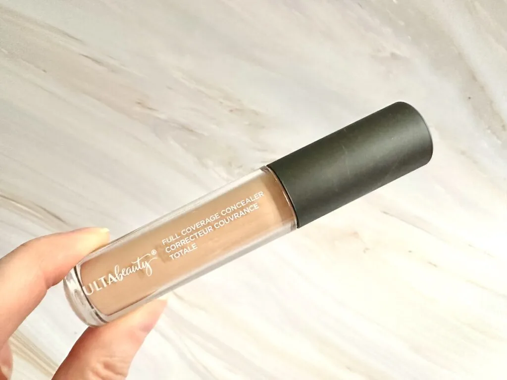 Ulta Beauty Full Coverage Liquid Concealer in the shade Light Cool, handheld.

