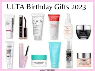 Ulta Birthday Gifts 2023 collage.